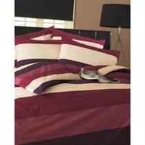 Unbranded Frazer Wine Quilt Cover Set Single