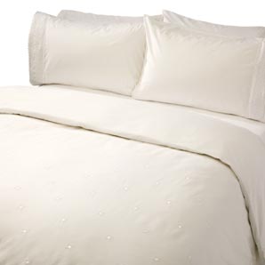 Georgina Duvet Cover- King-Size- Oyster