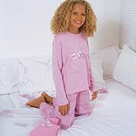 Girls Two-Piece Set Penguin Pyjamas with Hot Water Bottle