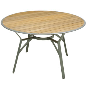 Gloster Ethos Circular Table Silver