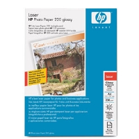 Q6614A HP PHOTO LASER PAPER 220 GLOSSY-220 G/M2/A4/ 210 X 297 MM/ 100 SHEETS Q6614A