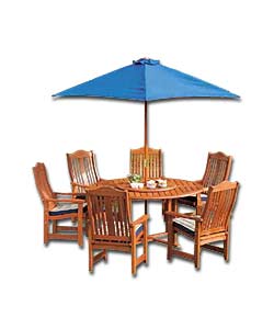 Icarus Hardwood Patio Set