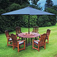 Icarus Luxury 15-Piece Hardwood Patio Set