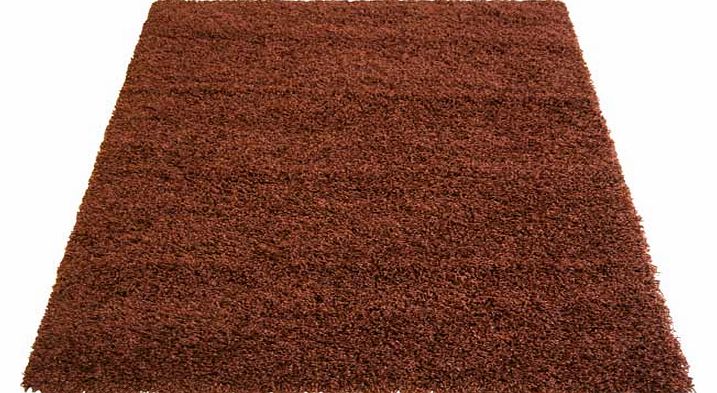 Unbranded Jazz Shaggy Rug - Chocolate - 160 x 230cm