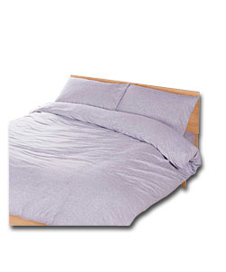 Jersey Single Duvet Set - Grey