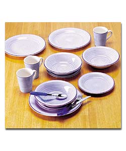 Lilac Spinwash 16 Piece Dinner Set