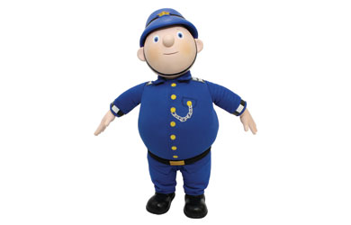 Unbranded My Friend Noddy 30cm Plush - Mr Plod