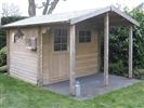 Unbranded Niels Log Cabin: 3m x 2.6m - Storm Kit