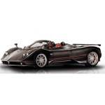 Newly announced 1/43 Spark model of the Pagani Zonda F Spyder dark silver 2006