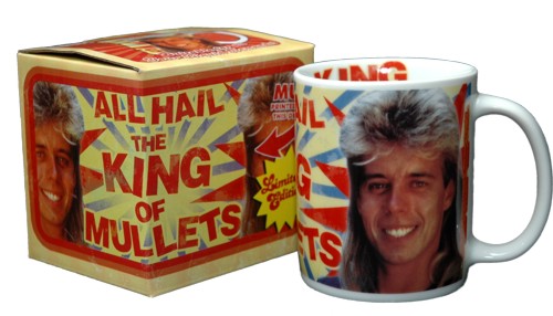 Unbranded Pat Sharpe: King Of The Mullets Mug