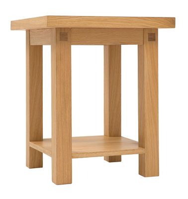 Piazza Oak Lamp Table