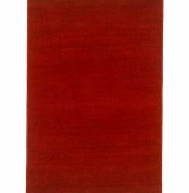 Unbranded Plain Dye Rug - Red