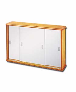 Sliding 3 Door Mirrored Cabinet.