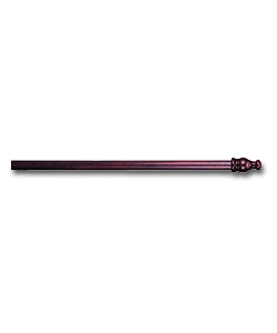 Curtain Pole Mahogany Finish