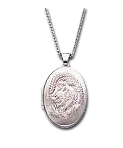 Sterling Silver Dragon Locket