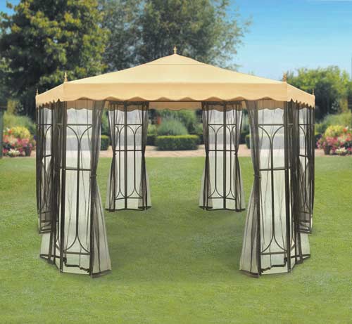 Unbranded Suntime Hexagonal Gazebo