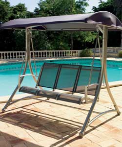 Adjustable canopy. Size (H)178, (W)193, (D)130cm