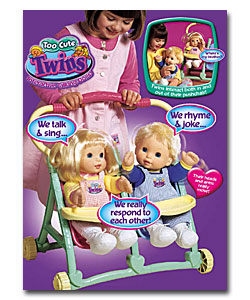 Too Cute Twins Interactive Talking Dolls