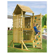 Unbranded TP Kingswood Top Deck Wooden Climbing Frame Set