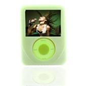 Tuff-Luv Streetz Dual Layer Twin Skins Mojito For Apple Ipod Nano 3G / Video (Frost / Green)