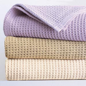 Waffle Blanket- Paprika- Double/King-Size- 230cm x 250cm