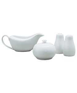 Unbranded White Porcelain Dinner Set