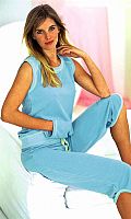 Womens Towelling Pyjamas