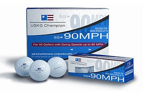 US Kids Champion SS 90 MPH Golf Ball (Dozen)