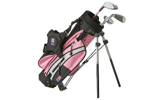 US Kids Pink Stand Bag Set 2008 (Girls)