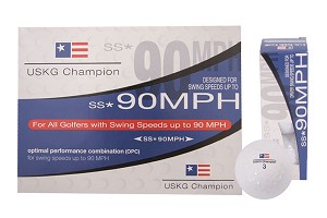 US Kids SS 90 MPH Dozen Golf Balls