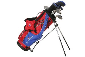 US Kids Tour Series Stand Bag Iron Set Graphite