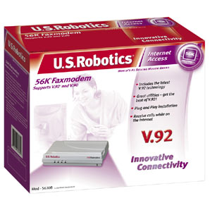 US ROBOTICS 56k V92 External Modem