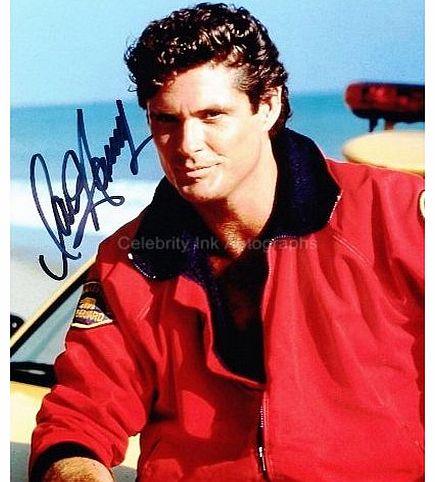 DAVID HASSELHOFF as Mitch Buchannon - Baywatch GENUINE AUTOGRAPH