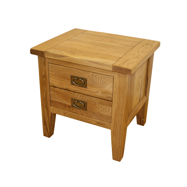 Vancouver Oak Petite 1 Drawer Lamp Table