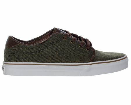 159 Vulcanized Green Tweed Trainers