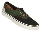 Era Black/Green Canvas Trainers