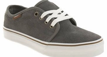 kids vans dark grey 159 vulc boys junior