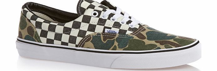 Mens Vans Era Shoes - Van Doren Camo/white