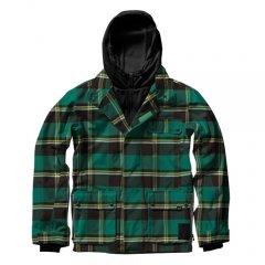 Vans Mens Vans Wig Technical Snow Jacket Ski Green