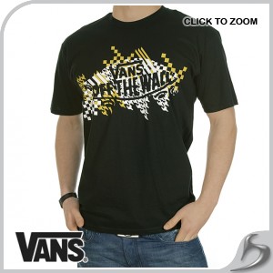 Slim Fit T-Shirt - Vans OTW Check Hound