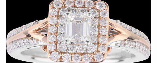 Emerald Cut 0.95 Total Carat