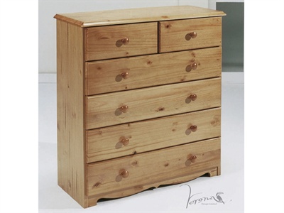 Verona 4+2 Drawer Chest Small Single (2