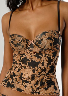 Logo Swirl bustier