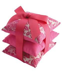 Victoria and Albert Pink Rose Scented Cushions