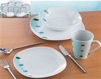 Viners 16 Piece Oval Stripe Dinner Set