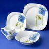 viners Essentials 16 Piece Dinner Set - Blue Poppy