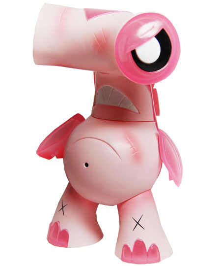 Vinyl Toys Wonderwall Hammerhead Clear Pink By Joe Ledbetter