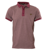 Purple and Grey Stripe Polo Shirt (Dino)