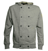 Sean Grey Double Button Hooded