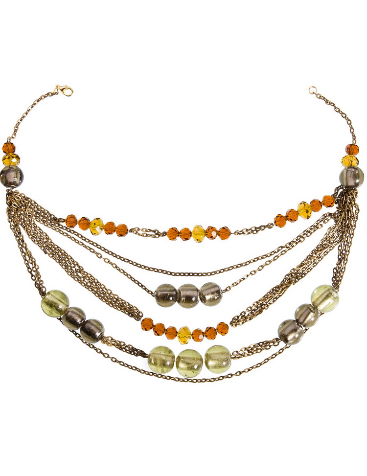 Bronze Murano Necklace